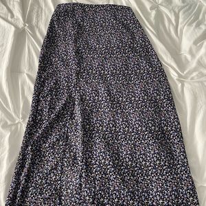 Floral Midi Skirt